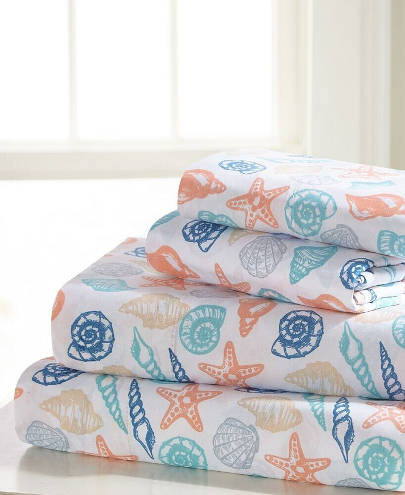 Universal Home Fashions seaside Resort Under The Sea Embroidered Sheet Set Twin