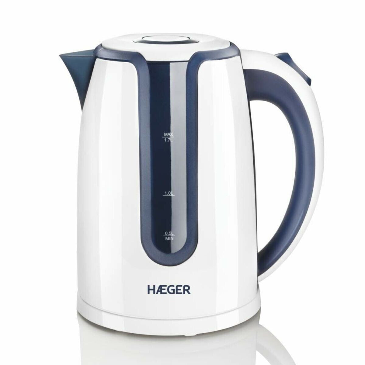 Чайник Haeger EK-22B.018A 1,7 L 2200W Белый 2200 W 1,7 L