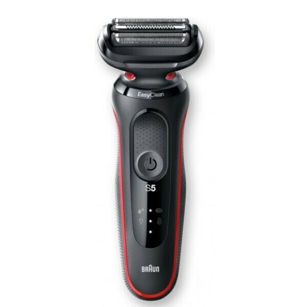 Braun Series 5 51-R1200S бритва для мужчин Сеточная бритва Триммер Черный, Красный