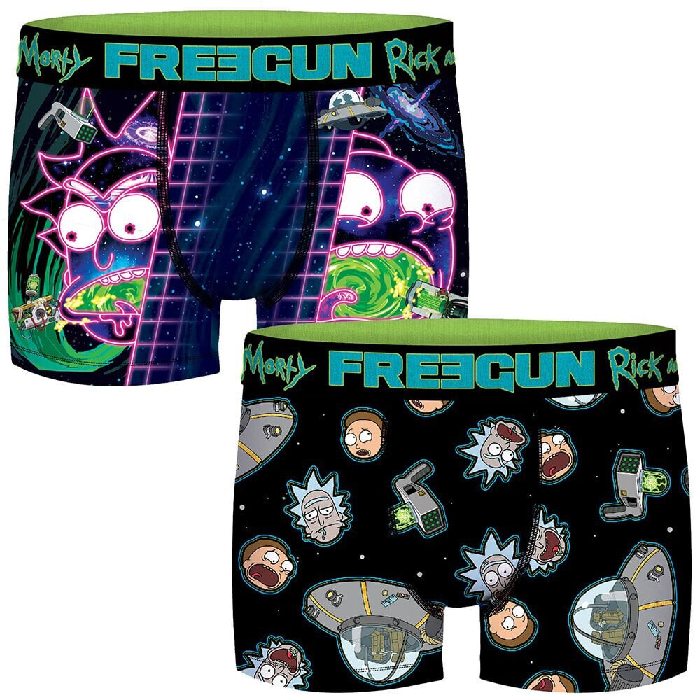 FREEGUN Rick And Morty PK4677 Boxer 2 Units