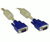 InLine 17805 VGA кабель 0,5 m VGA (D-Sub) Бежевый, Синий