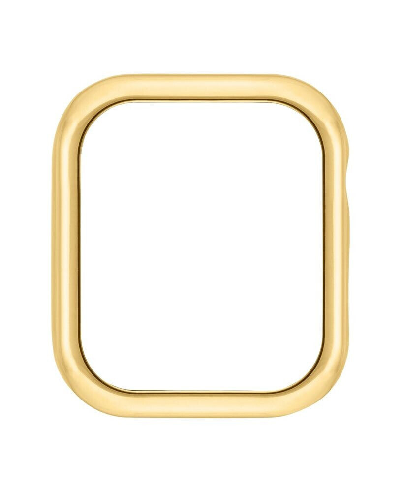 Anne Klein women's Gold-Tone Alloy Bumper Compatible with Apple Watch 44mm