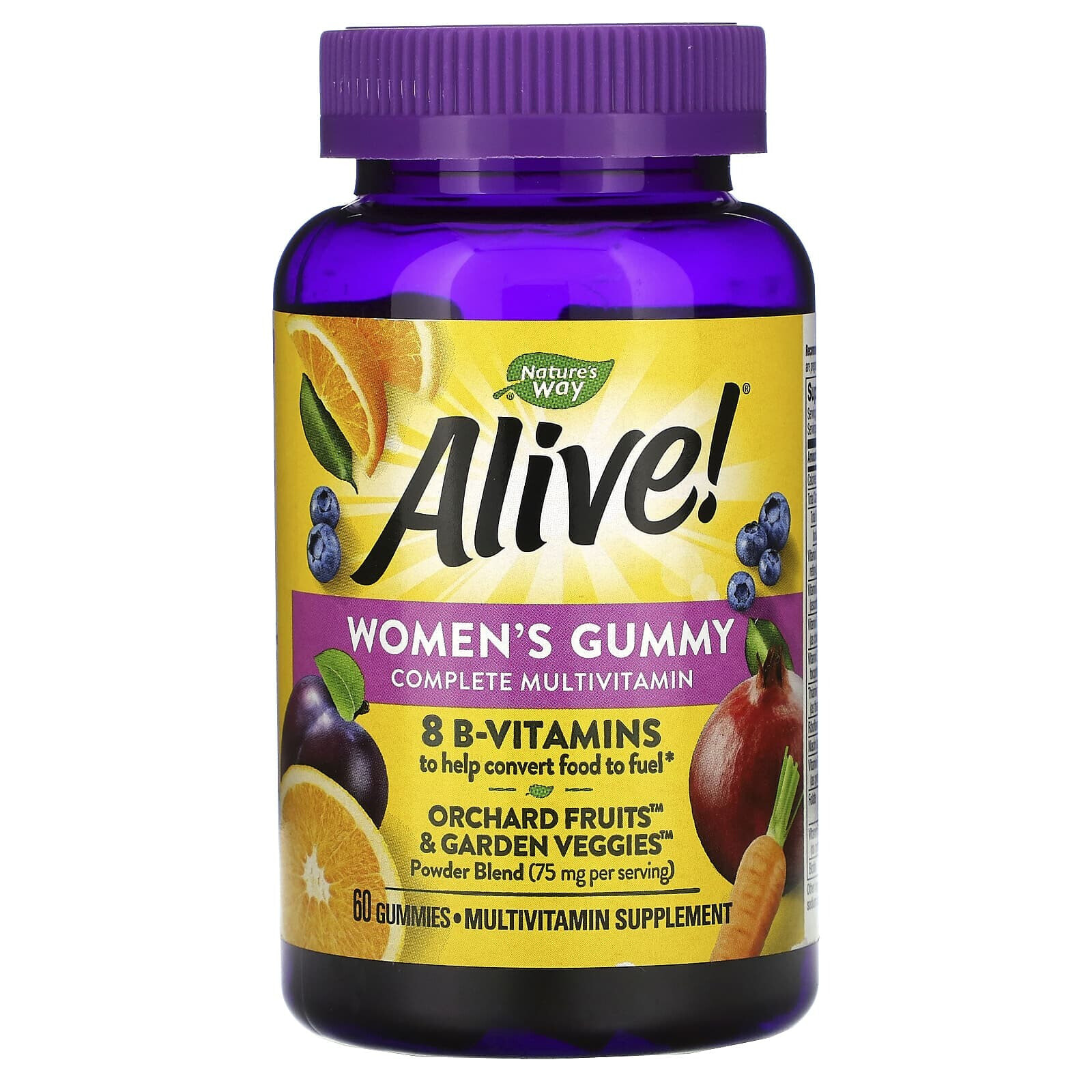 Alive! Women's Gummy Complete Multivitamin, Mixed Berry, 130 Gummies