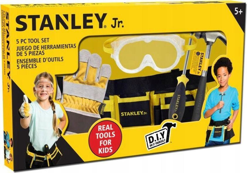 Детский пояс с инструментами Stanley Junior с перчатками и очками