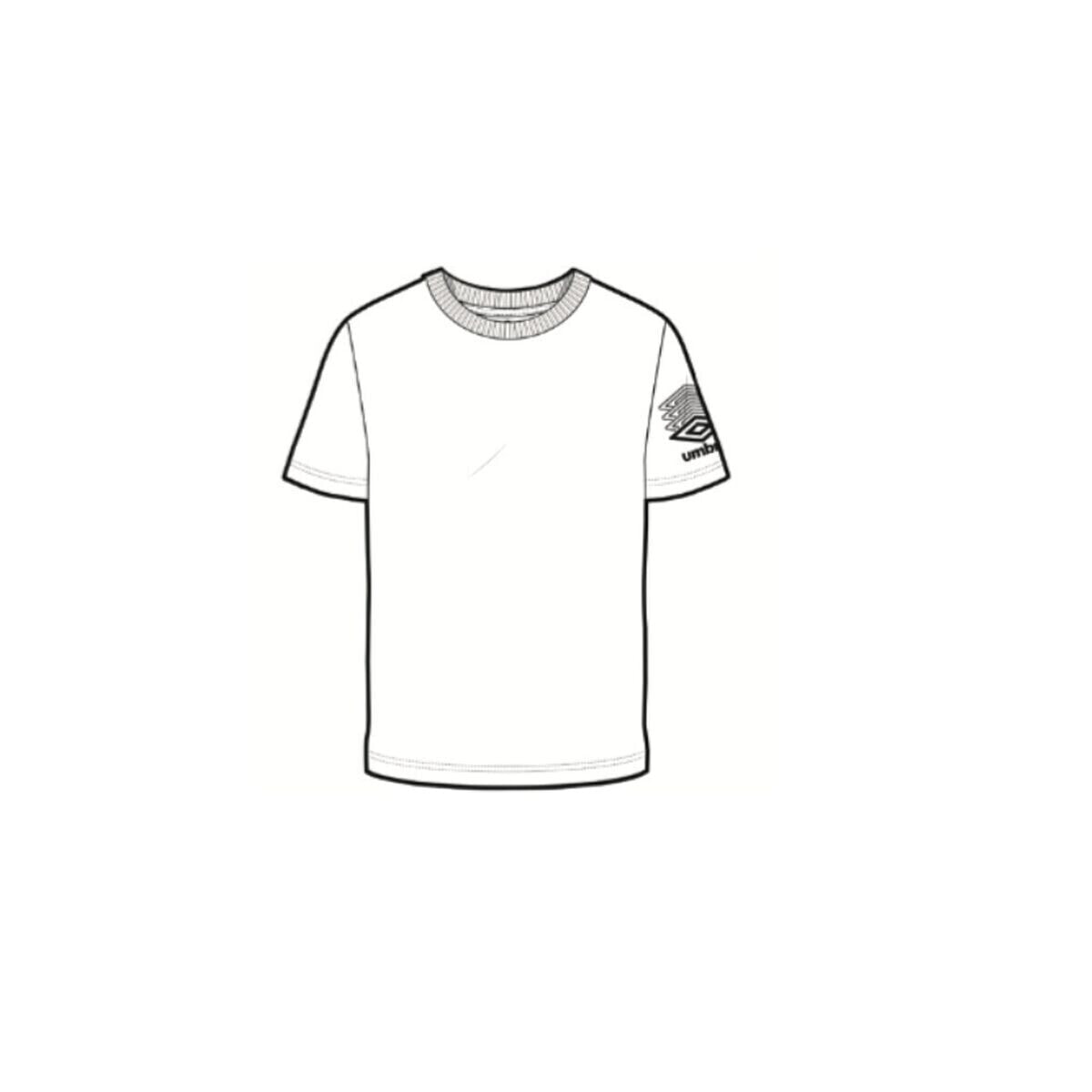 Men’s Short Sleeve T-Shirt Umbro TERRACE 66207U 13V White