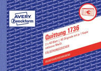 Avery Zweckform Avery 1736 - White - Cardboard - A6 - 148 x 105 mm - 40 pages