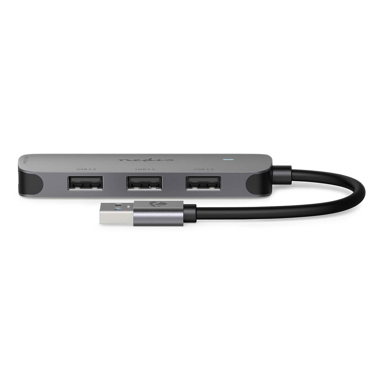 Nedis USB-Hub USB-A Stecker - 4x USB A 4-Port port s 2.0 3.2 Gen 1