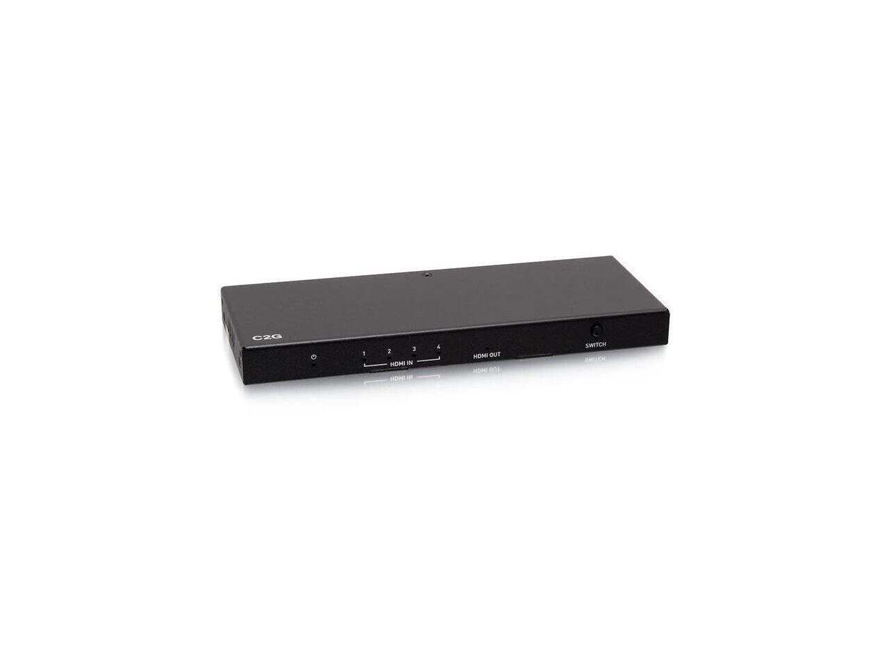 C2G 4-Port HDMI Switch HDMI 2.0 - 4K 60HZ