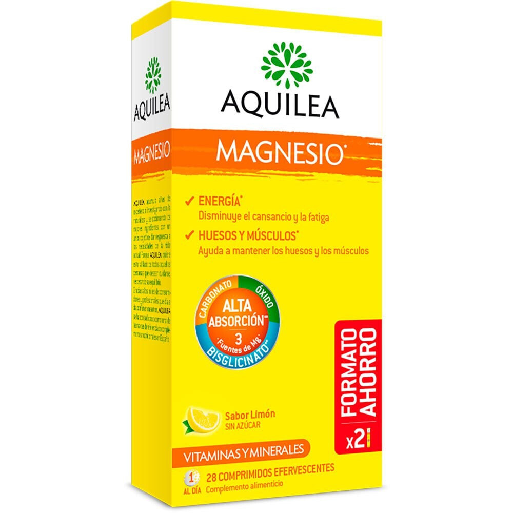 AQUILEA Magnesium 28 Effervescent Tablets