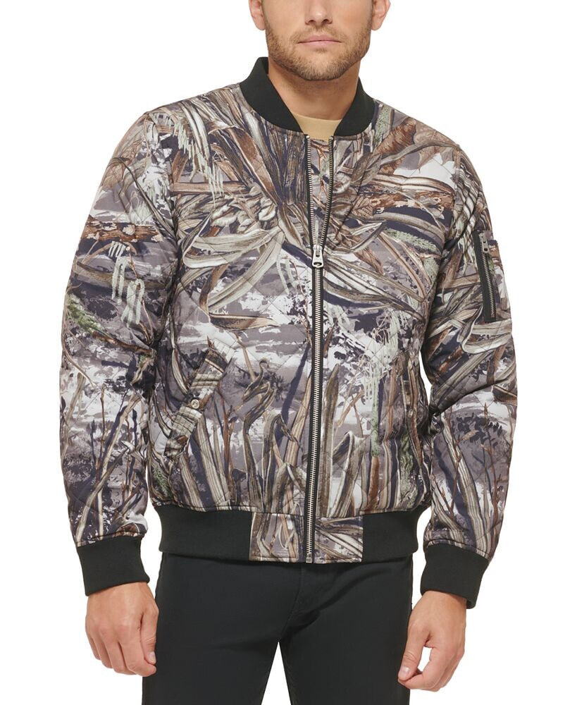 Men's Quilted Fashion Bomber Jacket