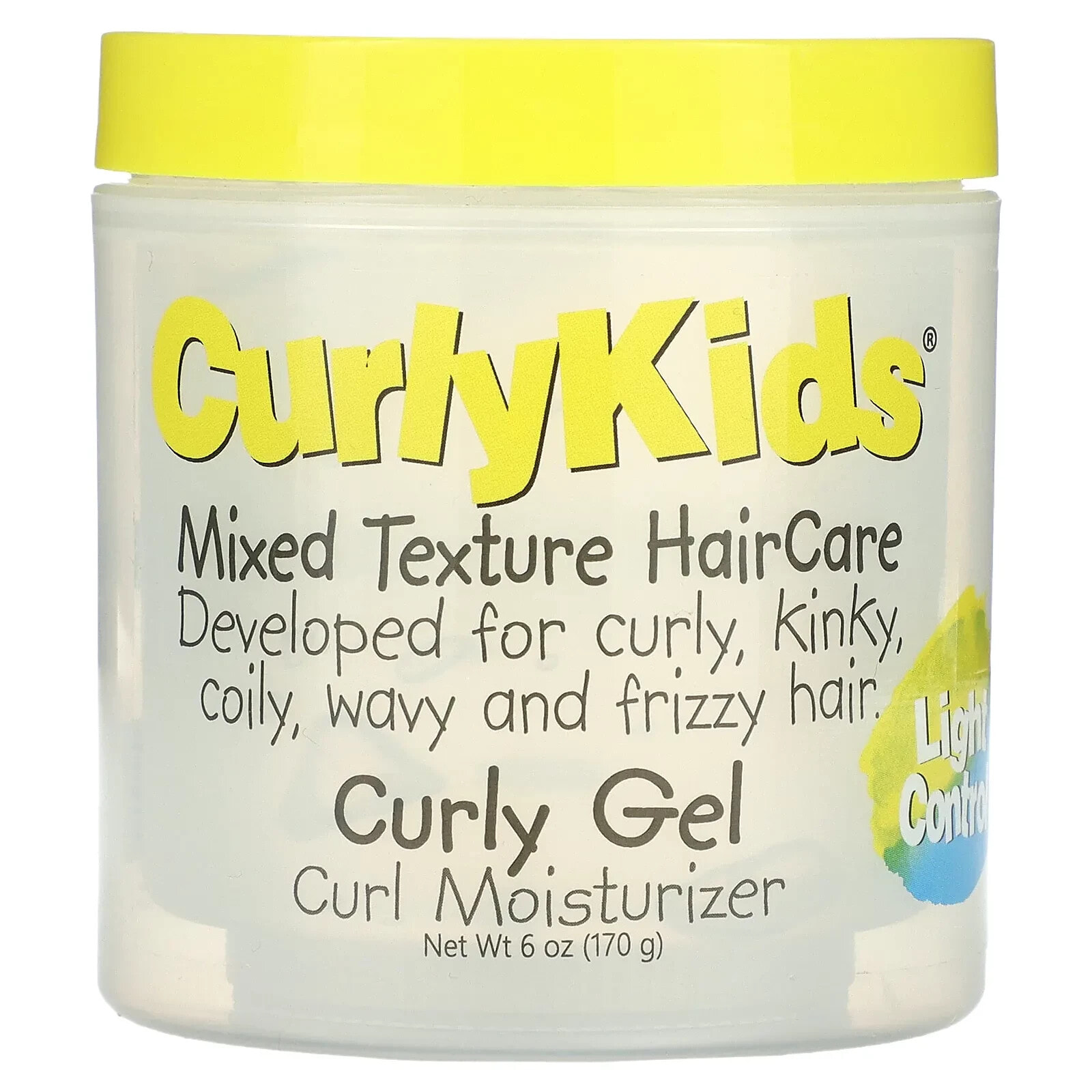 CurlyKids, Уход за волосами смешанной текстуры, гель для вьющихся волос, контроль легкости, 170 г (6 унций)