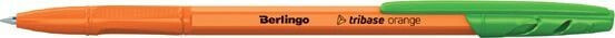 Письменная ручка Berlingo Berlingo, pióro kulkowe, zielony, 50szt, 0.7mm, Tribase orange