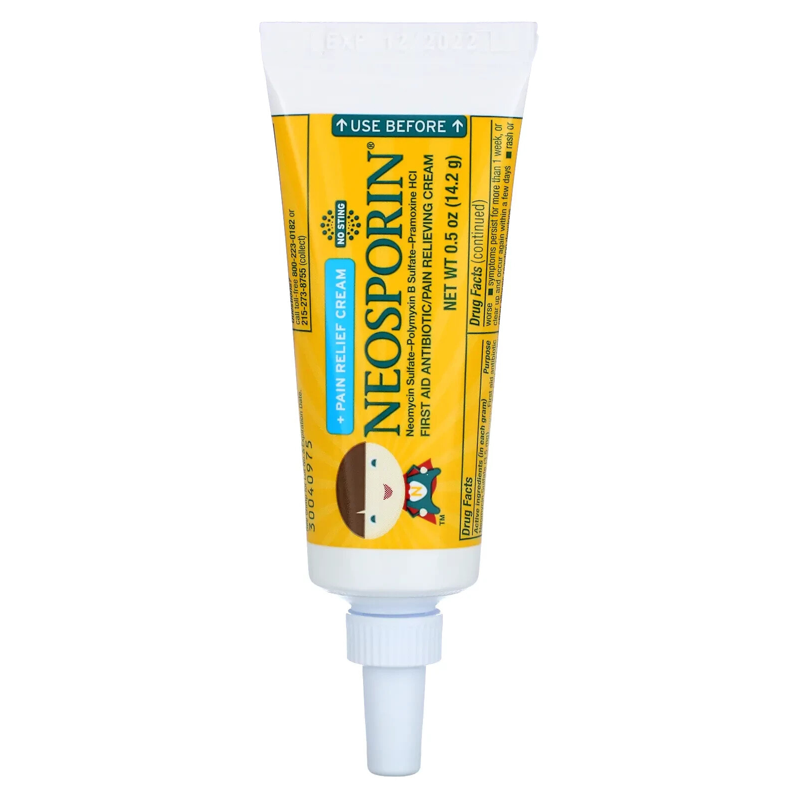 + Pain Relief Cream, For Kids Ages 2+, 0.5 oz (14.2 g)