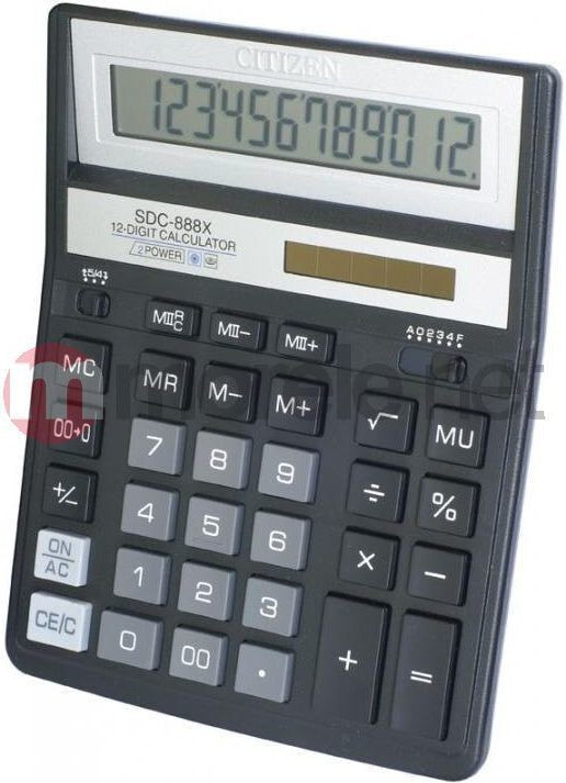 Калькулятор Kalkulator Citizen SDC-888XBK