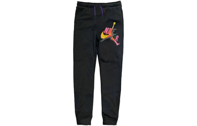 Jordan 加绒休闲收口运动裤 男款 黑色 / Трендовая одежда Jordan CU1559-011