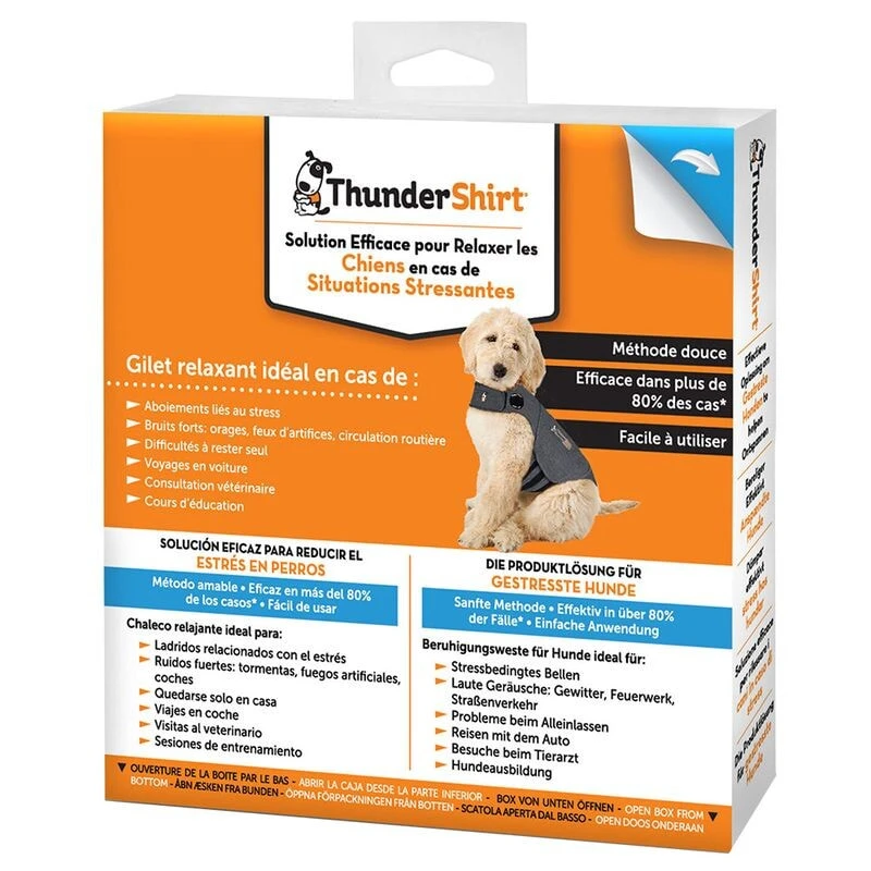 ThunderShirt® Hunde-Beruhigungsweste, grau