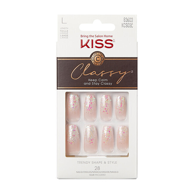Товар для дизайна ногтей Kiss Classy Nails Scrunchie 28 pcs