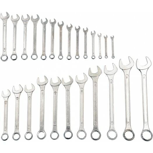 Vorel Flat -Eye Keys 25pcs (6-32 мм)