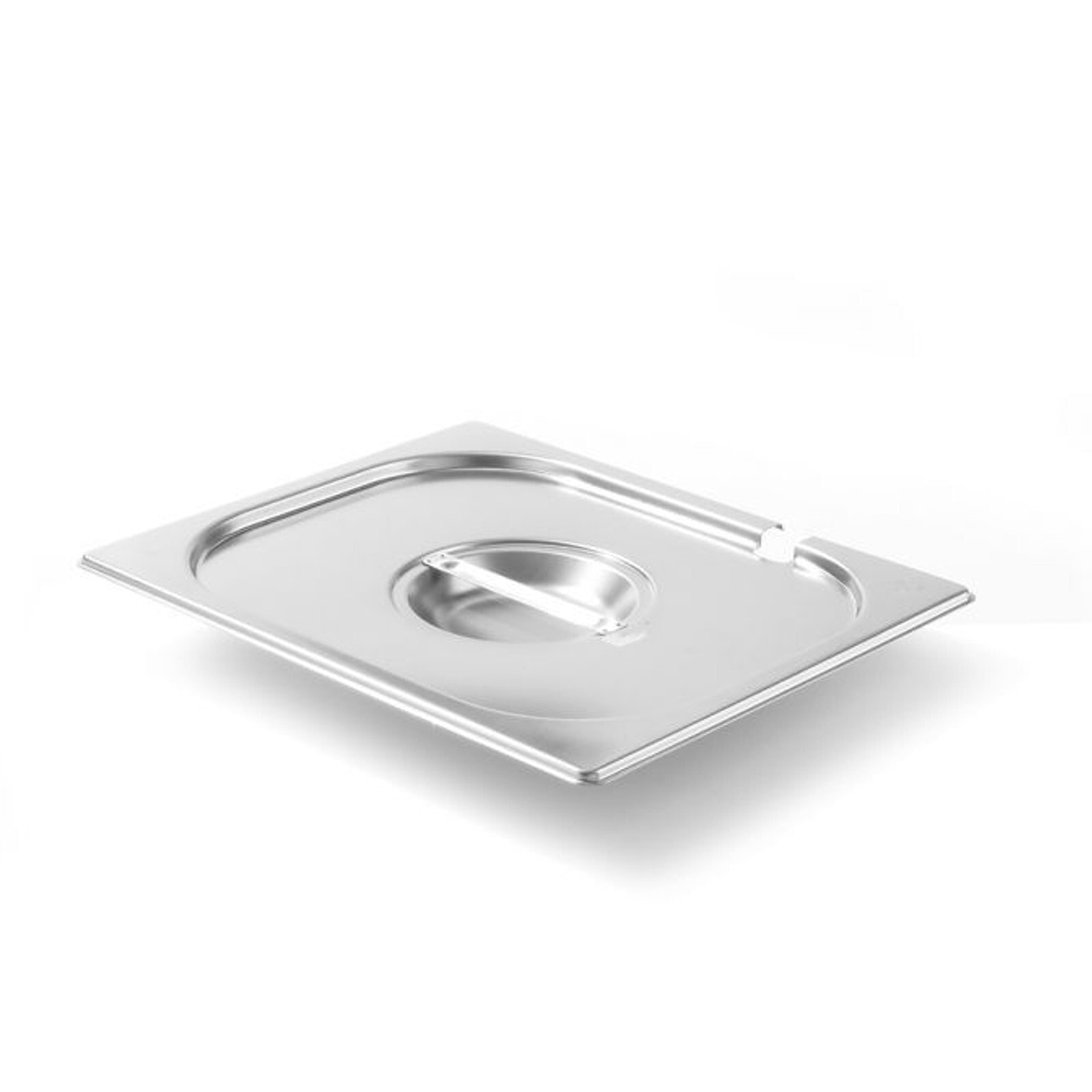 Steel lid for GN Kitchen Line with a cutout for a ladle GN 1/4 - Hendi 806951