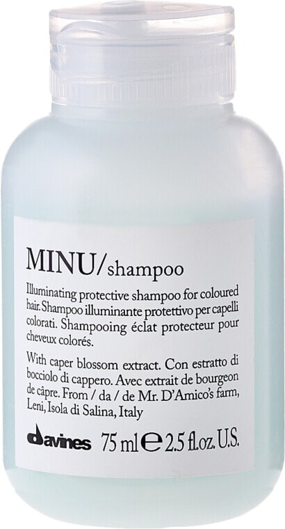 Schützendes Shampoo für coloriertes Haar - Davines Minu Shampoo