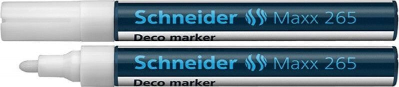 Набор фломастеров для рисования Schneider Marker Kredowy Maxx 265 Deco, Biały