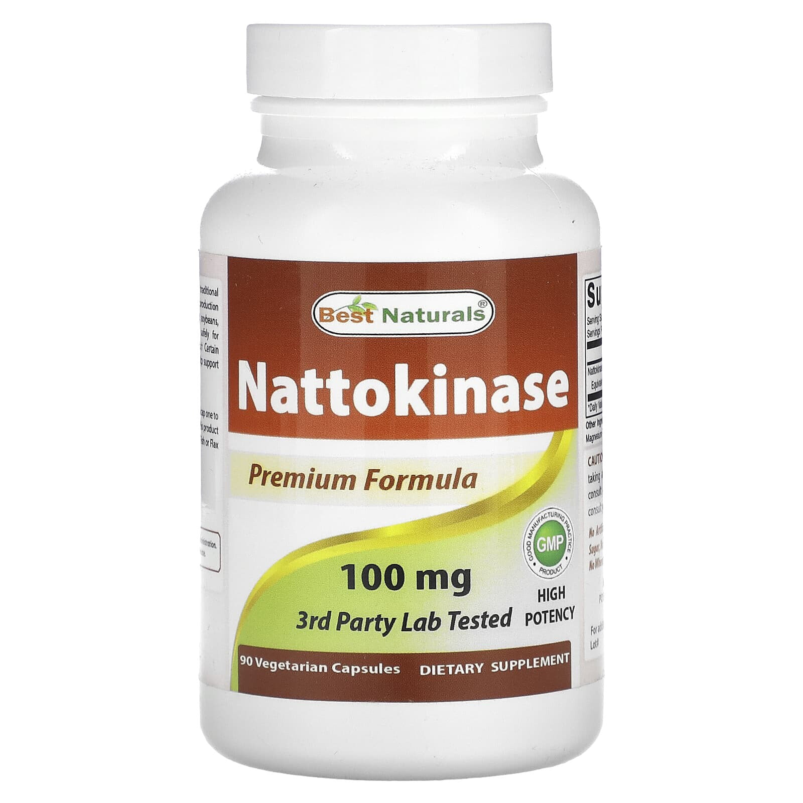 Nattokinase, 100 mg, 90 Vegetarian Capsules