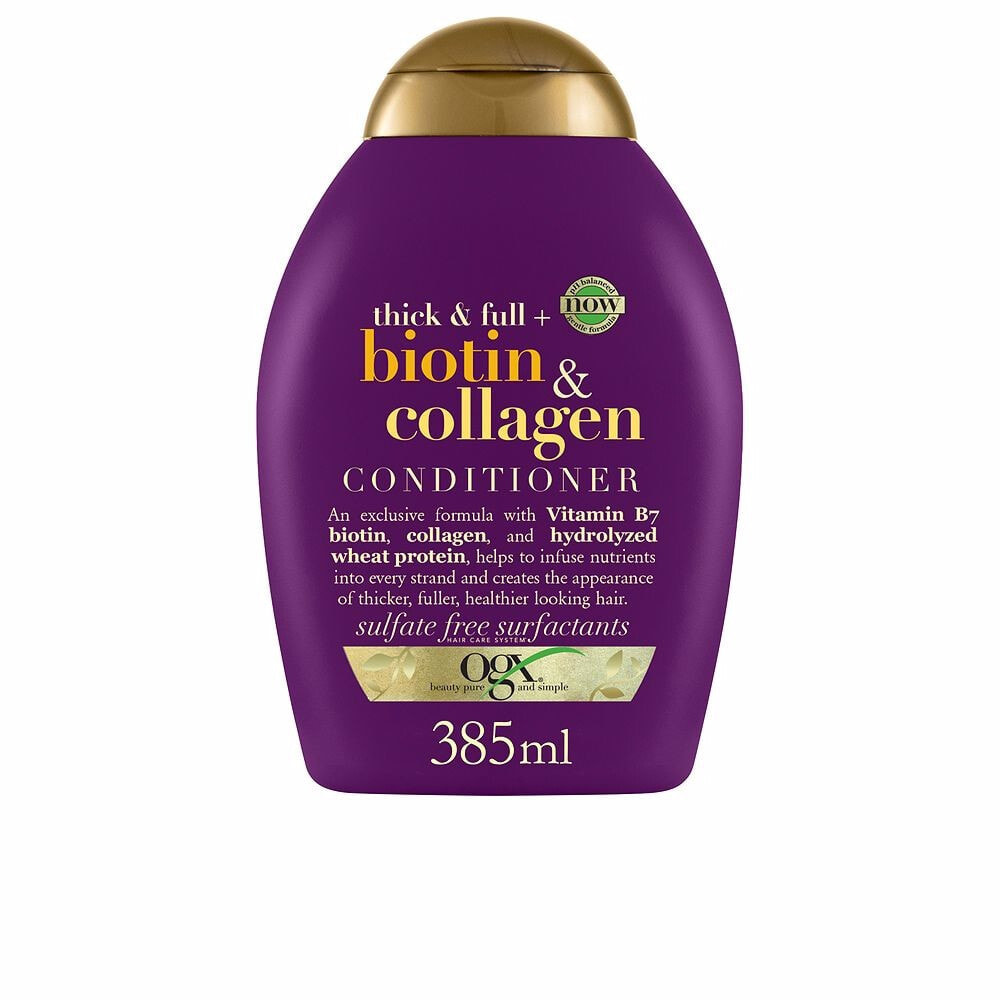 Ogx Thick & Full+ Biotin & Collagen Conditioner Кондиционер с биотином и коллагеном для более густых волос 385 мл