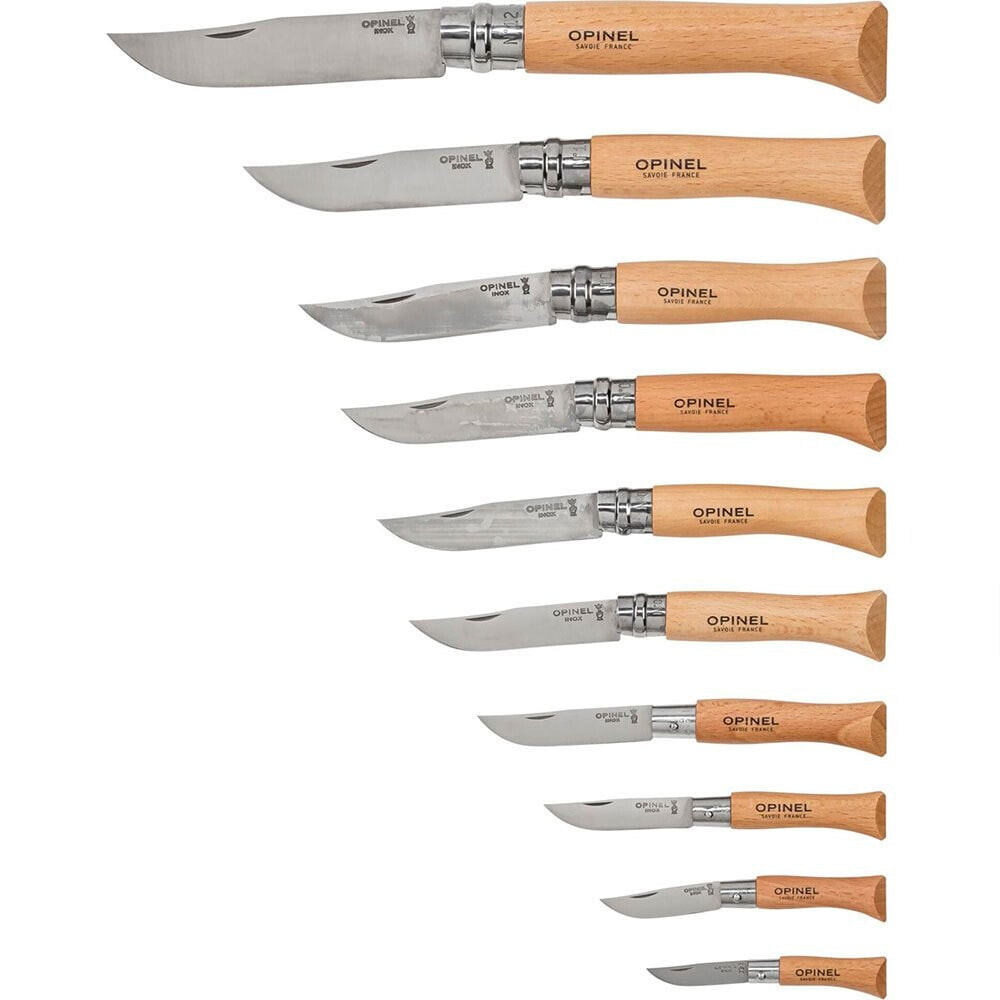 OPINEL Collector Set Wood Box 10 Piece Pocket Knives