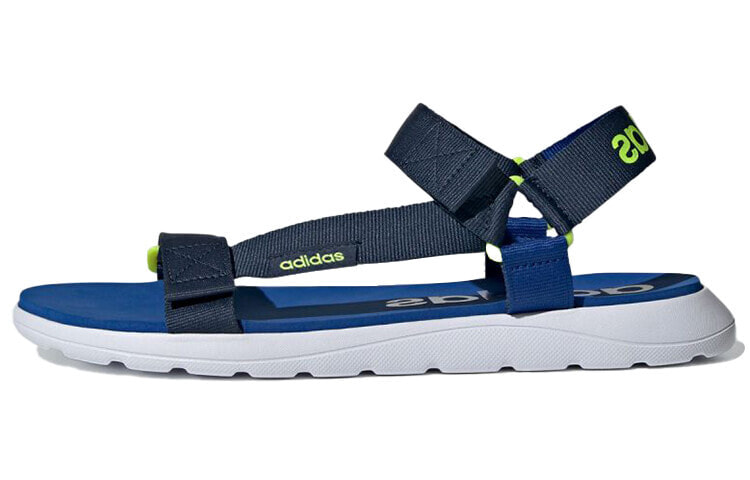 adidas neo Comfort Sandals 防滑耐磨 沙滩凉鞋 男女同款 蓝 / Сандалии Adidas neo Comfort Sandals FY8163