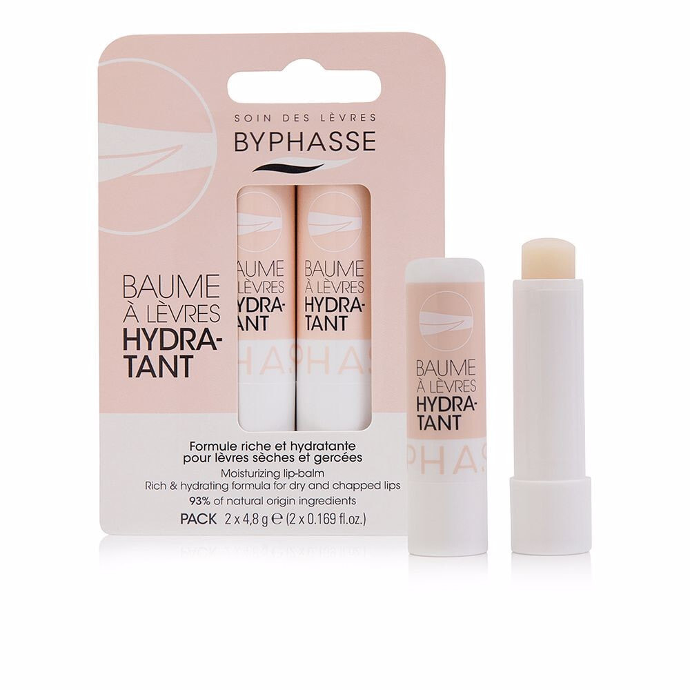 Byphasse  Hydra - Tant Увлажняющий бальзам для сухих и потрескавшихся губ 2 х 4,8 г