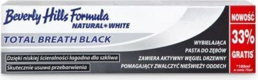 Beverly Hills Formula Total Breath Black Мягко отбеливающая зубная паста с активированным углем 100 мл