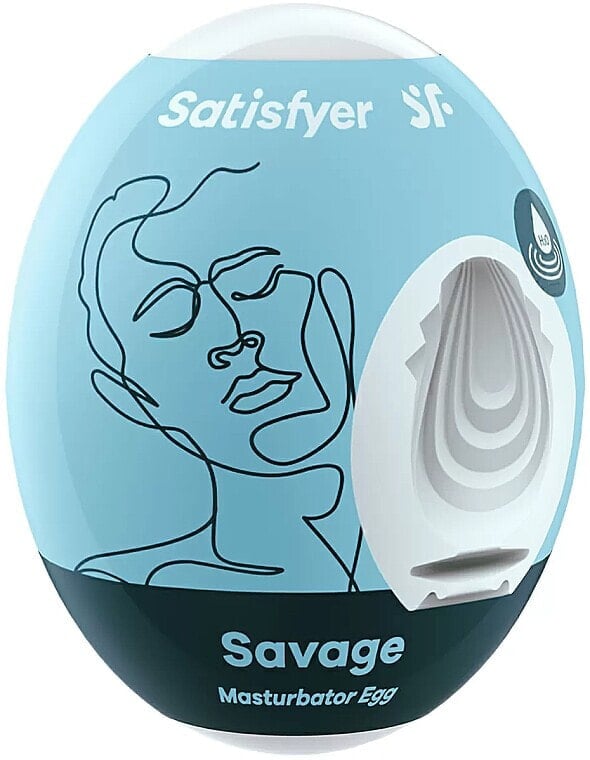 Masturbator Ei blau - Satisfyer Masturbator Egg Single Savage