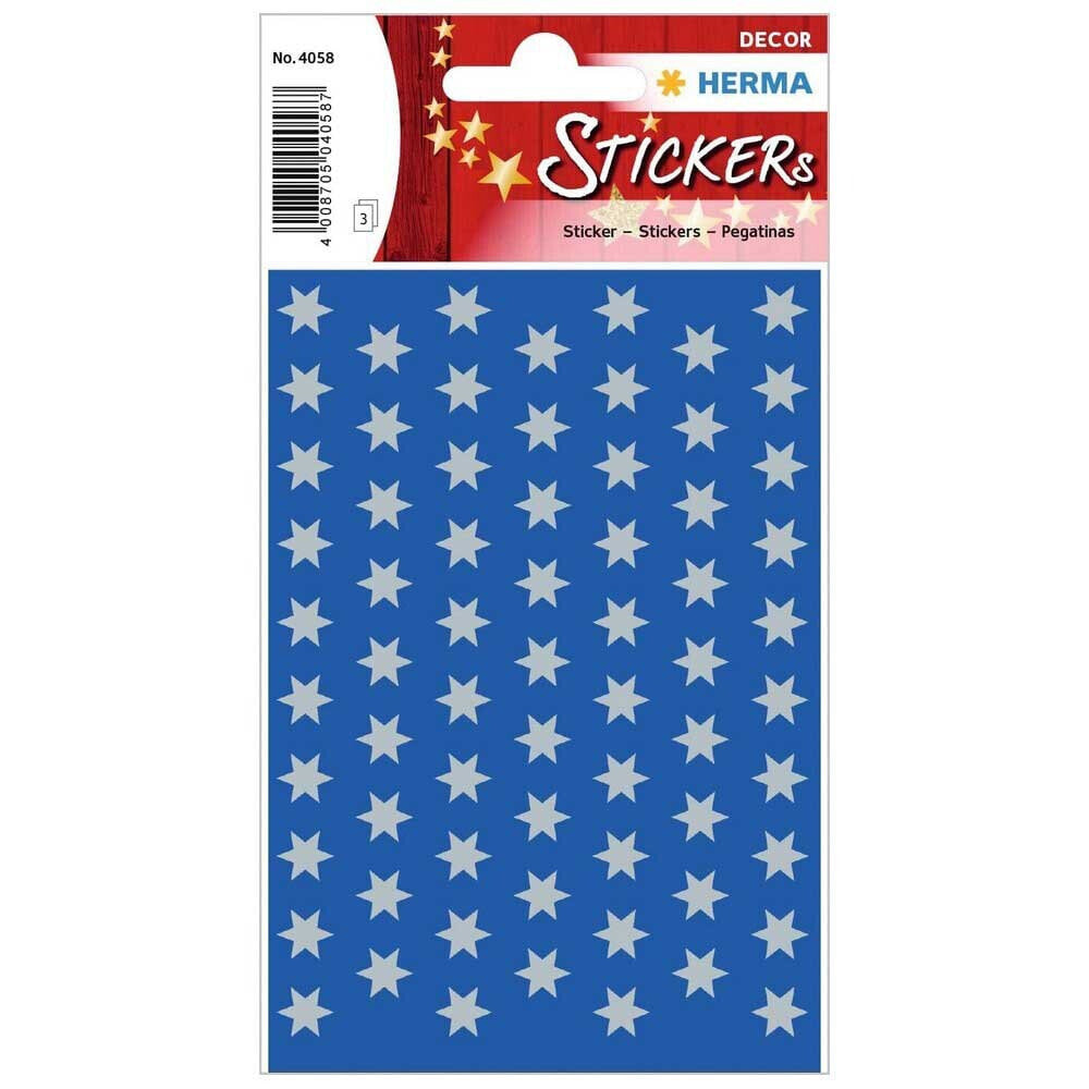 BANDAI Sticker Decor Stars. Blue/Silver Ø8