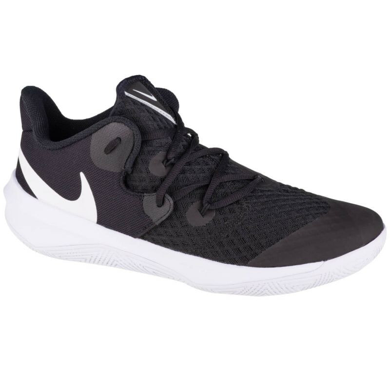 Мужские кроссовки спортивные волейбольные черные текстильные низкие Nike Zoom Hyperspeed Court M CI2964-010