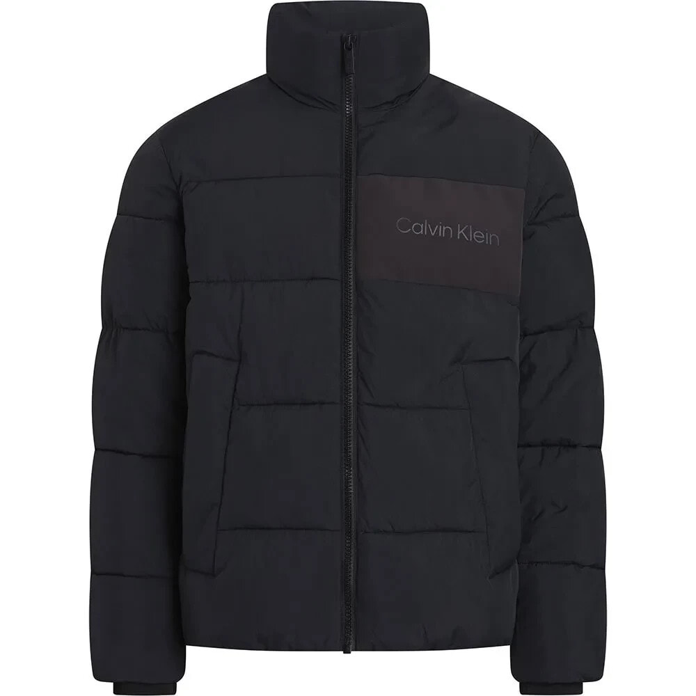 CALVIN KLEIN Crinkle Quilt Jacket