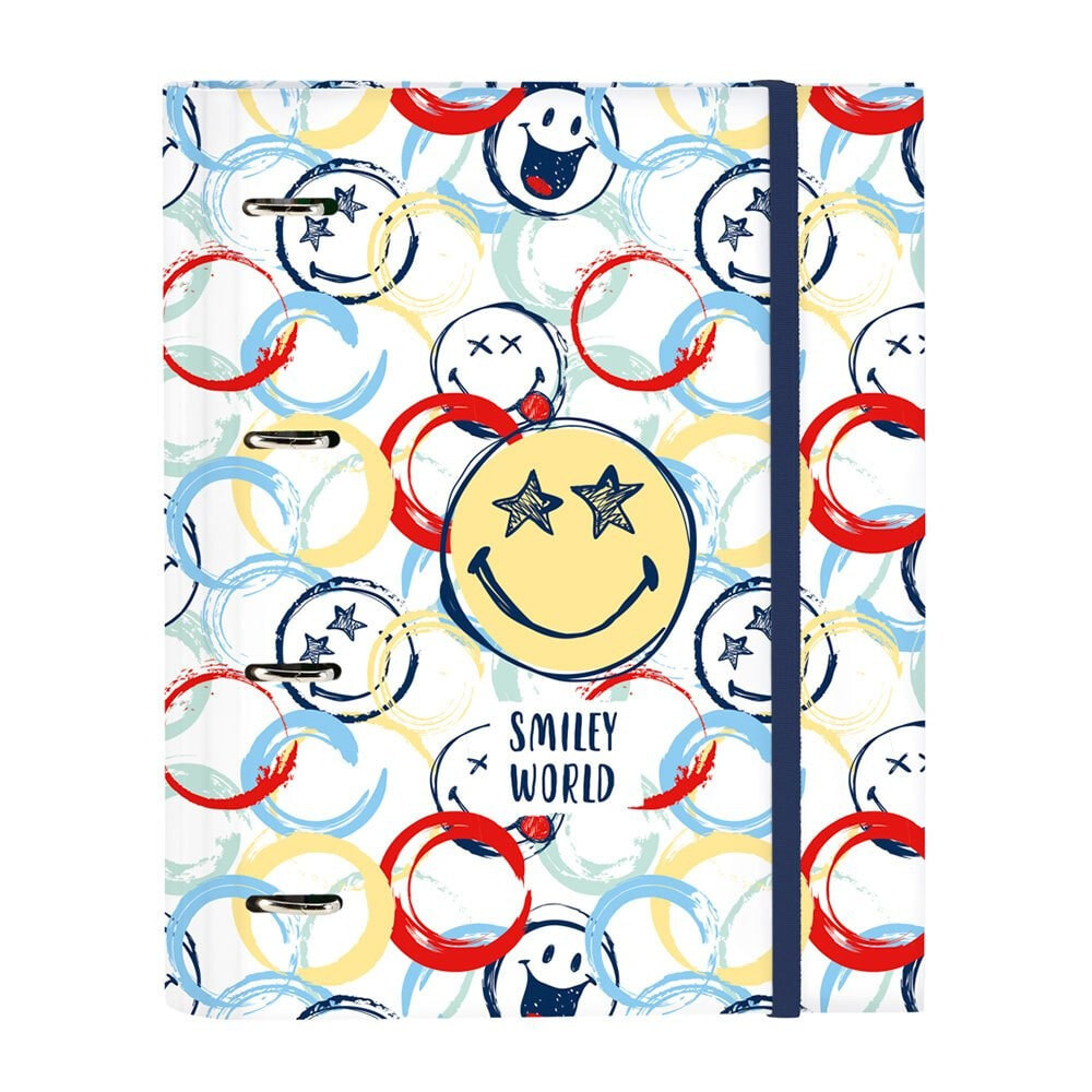 SAFTA Smiley World Art A4 Ringbook 120 Sheets Folder