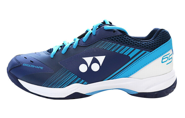 YONEX 65 3 Badminton Shoes Unisex Low-Top Navy Blue