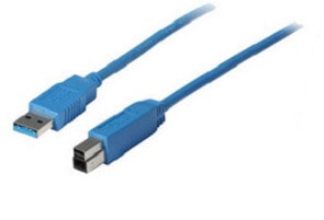 shiverpeaks 3 m USB 3.0 USB кабель 3.2 Gen 1 (3.1 Gen 1) USB A USB B Синий BS77033