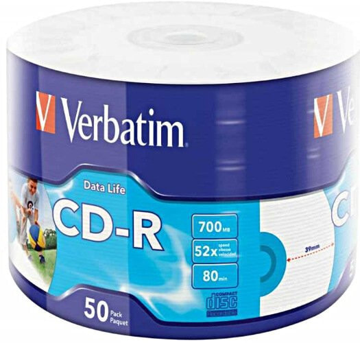 Verbatim 50x CD-R 700 MB 50 шт 43794