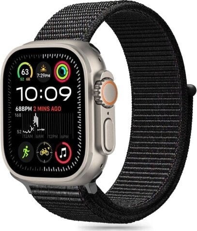 Tech-Protect TECH-PROTECT NYLON APPLE WATCH 6 / 7 / 8 / 9 / 10 / SE (40 / 41 / 42 MM) BLACK