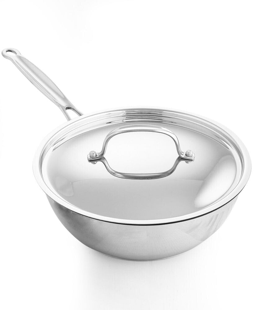 Chef's Classic Stainless Steel 3 Qt. Covered Chef's Pan
