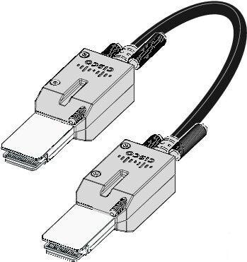 Cisco STACK-T2-3M сетевой кабель Черный