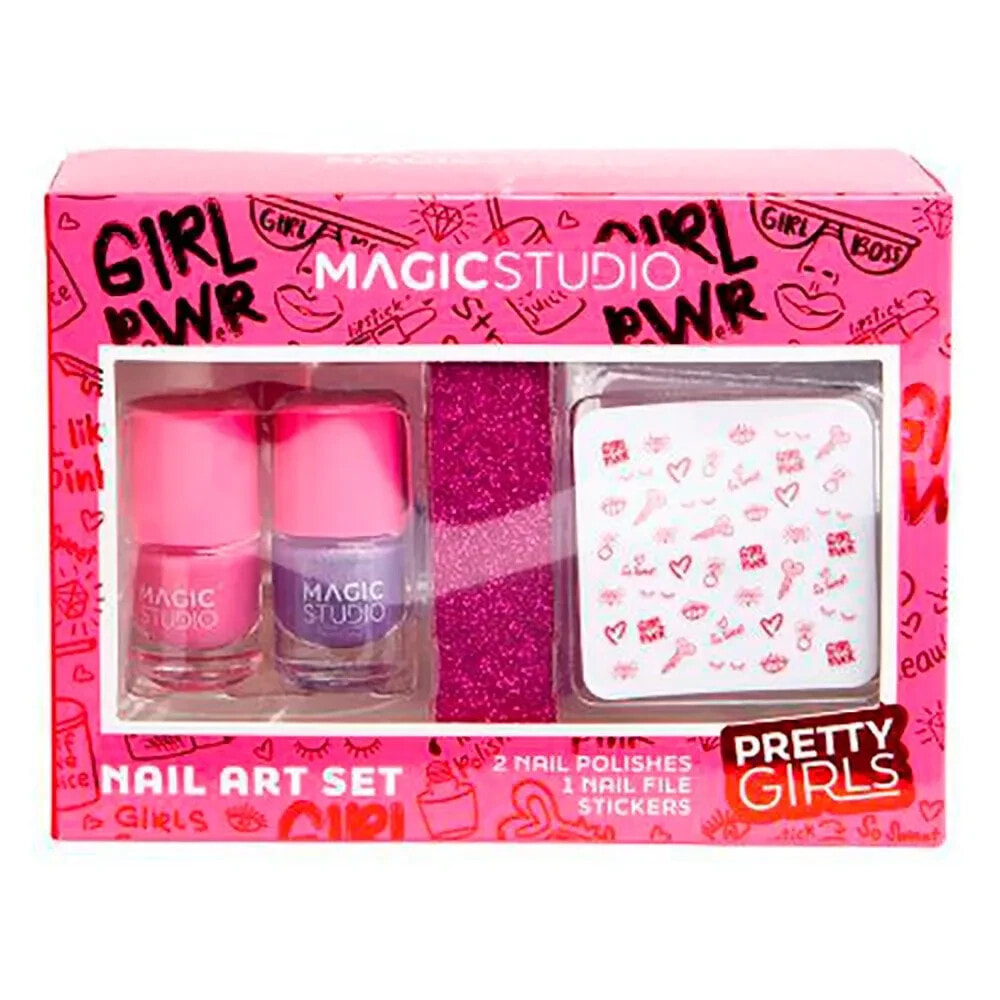 AQUARIUS COSMETIC Magic Studio Pretty Girls Art Nails Set