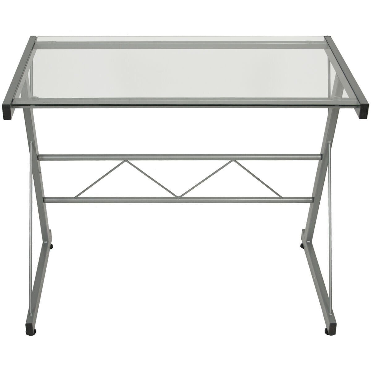 Desk Alexandra House Living Grey Metal 90 x 72 x 50 cm