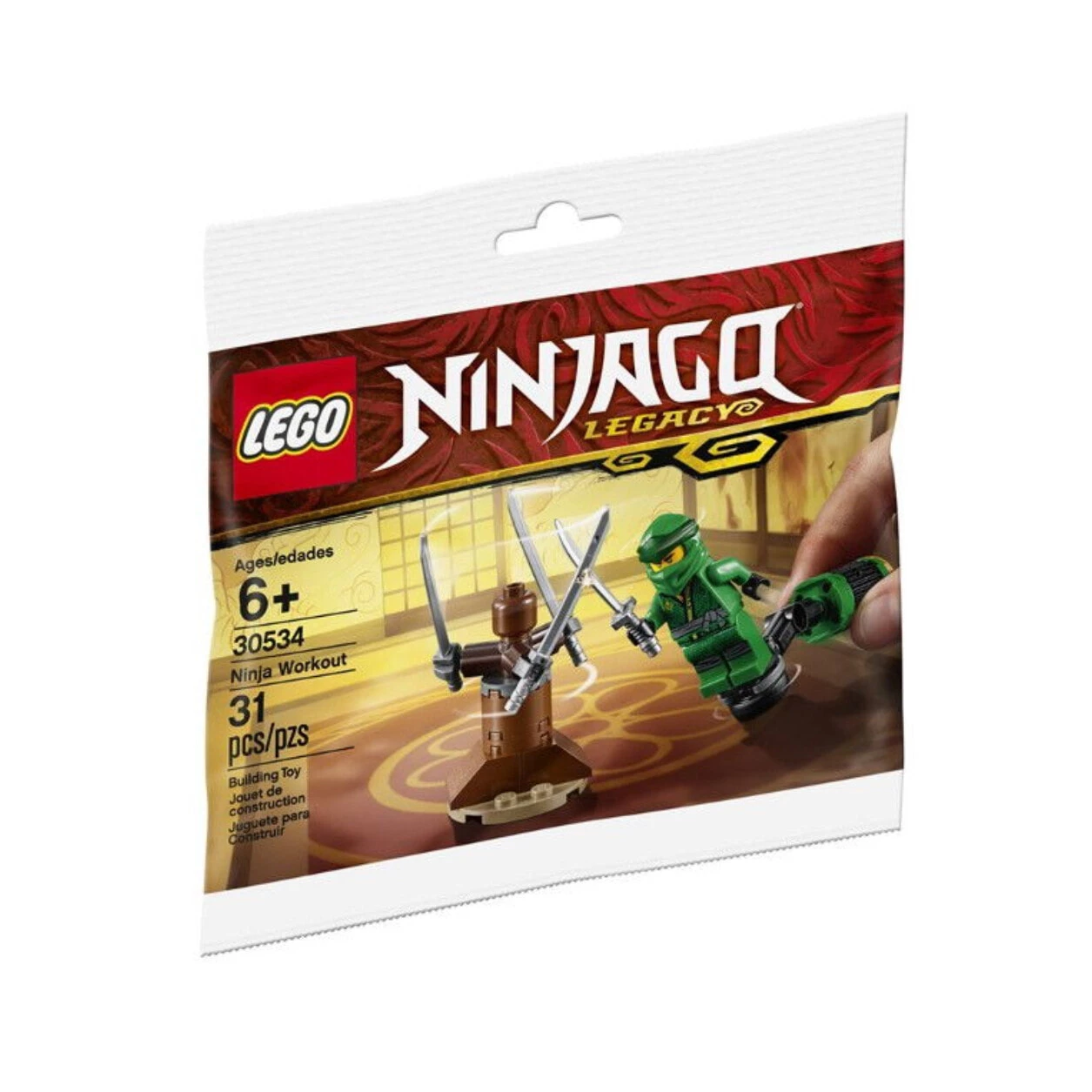 LEGO Phantom Ninja Collection Ninja Workout Puzzle Bag Building Blocks 31pcs 30534