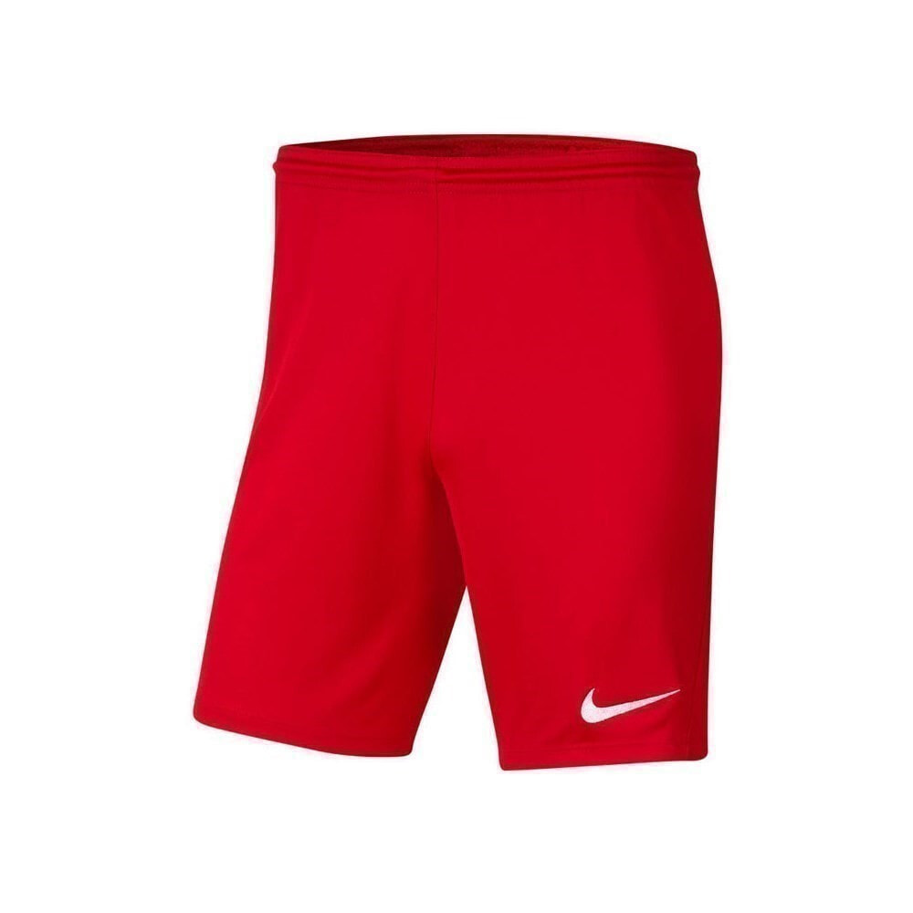Мужские шорты спортивные красные для бега Nike Dry Park Iii