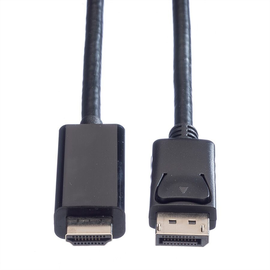 Value 11.99.5787 видео кабель адаптер 3 m DisplayPort Черный