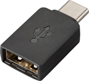 POLY 209505-01 кабельный разъем/переходник USB-Type C USB-Type A Черный