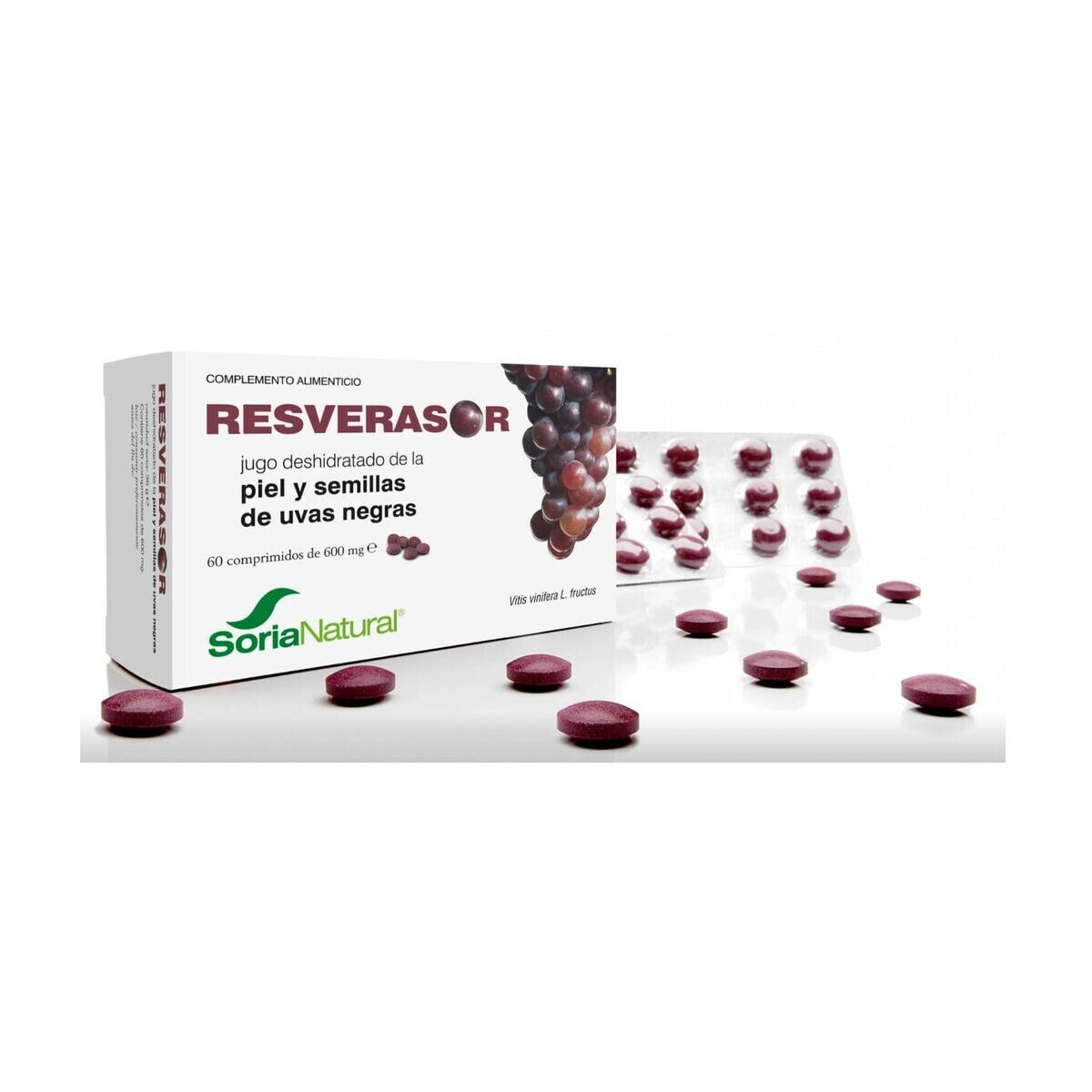 Food Supplement Soria Natural Resverasor 600 mg 60 Units