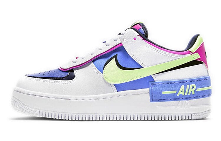 Nike Air Force 1 Low Shadow 低帮 板鞋 女款 白蓝绿 / Кроссовки Nike Air Force 1 Low Shadow CJ1641-100